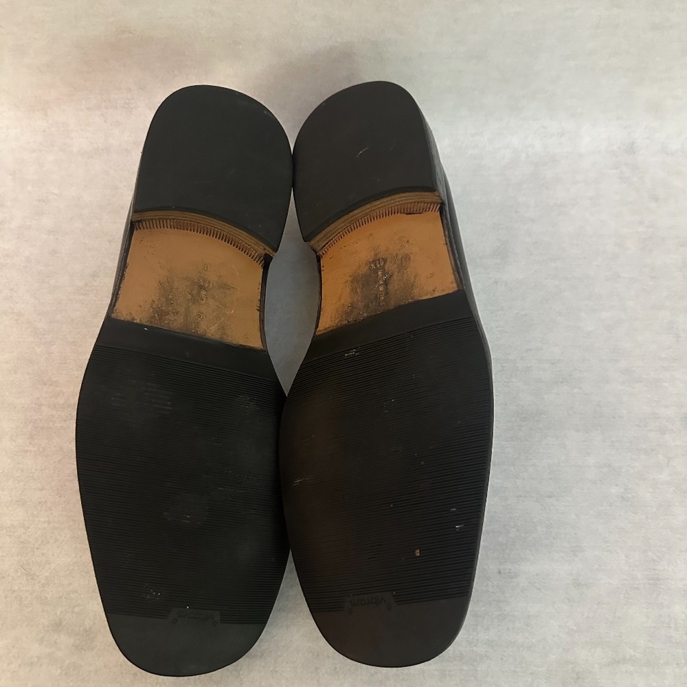Salvatore Ferragamo Loafers US size 11.5D Made in Italy Leather with brass tags - Picture 8 of 8
